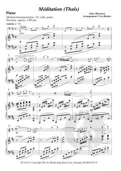 Méditation von Jules Emile Frederic Massenet 