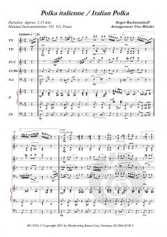 Polka italienne von Sergei Rachmaninoff 
