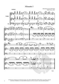 Vingt Menuets pour le Clavecin von Maria Rosa Coccia 