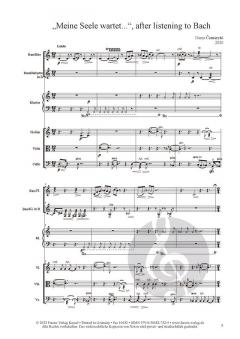 Meine Seele wartet… after listening to Bach 