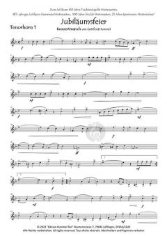 Jubiläumsfeier von Gottfried Hummel 