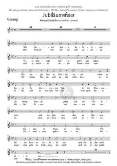 Jubiläumsfeier von Gottfried Hummel 