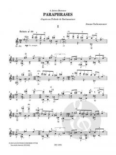 Paraphrases von Atanas Ourkouzounov 