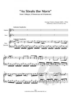 As Steals the Morn von Georg Friedrich Händel 