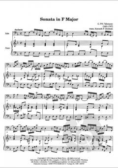 Sonate in F-Dur von Georg Philipp Telemann 