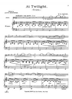 At Twilight (Triste) von William Henry Squire für Violoncello und Klavier im Alle Noten Shop kaufen