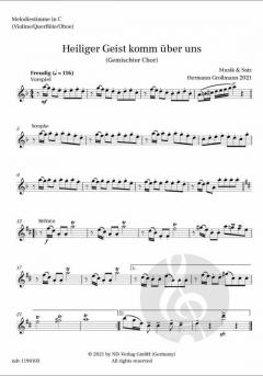 Heiliger Geist komm über uns von Hermann Grollmann 