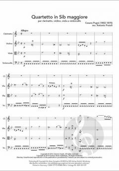 Quartetto in Sib maggiore von Cesare Pugni 