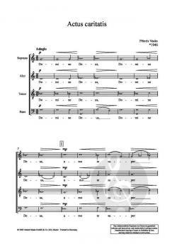 Actus caritatis von Pēteris Vasks 