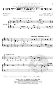 I Lift My Voice and Sing Your Praise 