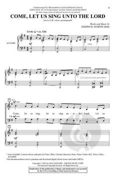 Come, Let Us Sing Unto the Lord 
