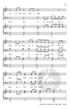 Come, Let Us Sing Unto the Lord 