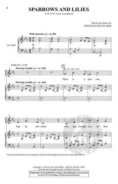 Sparrows and Lilies von Douglas Nolan 