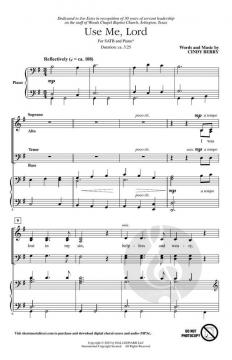 Use Me, Lord von Cindy Berry 