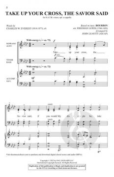 Take Up Your Cross, The Savior Said 