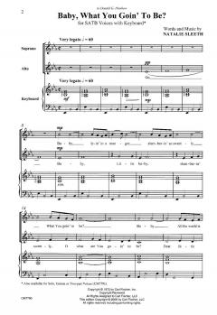 Baby, What You Goin' To Be? (Natalie Sleeth) 