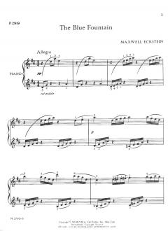 The Blue Fountain von Maxwell Eckstein 