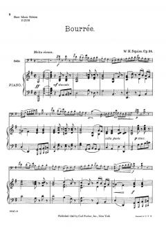 Bourrée op. 24 von William Henry Squire 