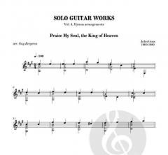 Solo Guitar Works vol. 4, Hymns arrangements 