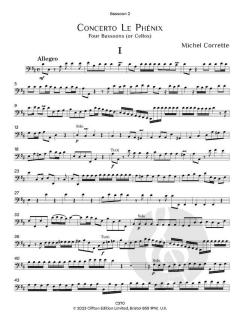 Concerto Le Phenix von Michel Corrette (Download) 
