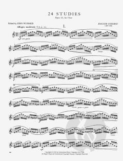 24 Etüden Op. 15 von Joachim Andersen 