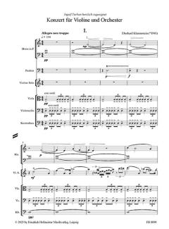 Konzert für Violine und Orchester  im Alle Noten Shop kaufen