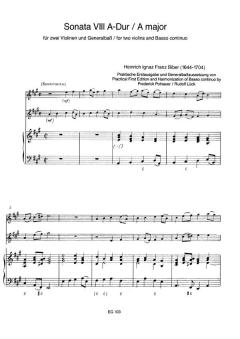 Sonata VIII A-Dur von Heinrich Ignaz Franz Biber 