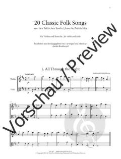 20 Classic Folk Songs 