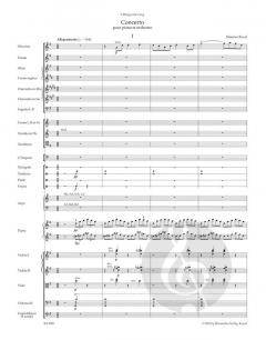 Concerto von Maurice Ravel 