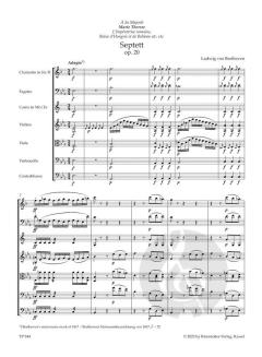 Septett in Es op. 20 von Ludwig van Beethoven 