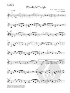 Wonderful Tonight von E. Clapton 