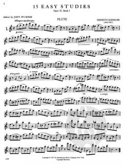The Progress in Flute Playing Op. 33 Vol. 1 von Ernesto Köhler 