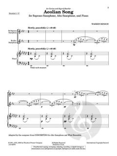 Aeolian Song von Warren Benson 