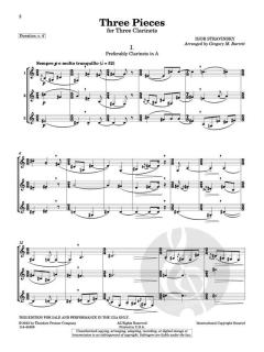 Three Pieces von Igor Strawinsky 