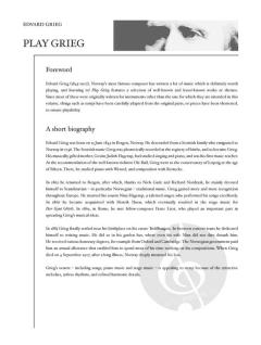 Play Grieg von Edvard Grieg 