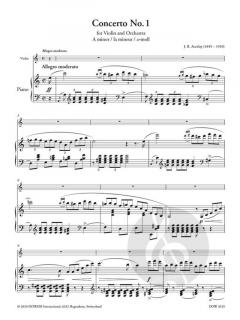 Concerto No. 1 A Minor for Violin and Piano im Alle Noten Shop kaufen