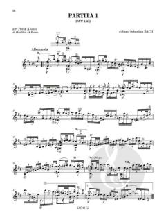 Violin Partita 1 BWV 1002 von Johann Sebastian Bach 