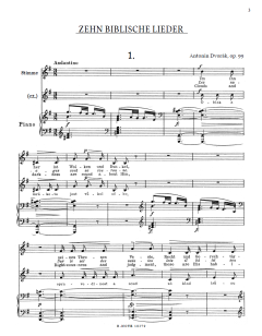 10 biblische Lieder von Antonín Dvorák 