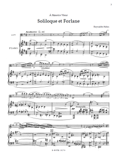 Soliloque et Forlane von Reynaldo Hahn 