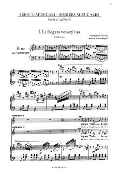 Soirées musicales 2: 4 Duette von Gioacchino Rossini 