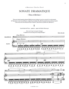 Sonate dramatique „Titus et Bérénice“ von Rita Strohl 