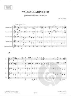 Valso Clarinetto von Gilles Martin im Alle Noten Shop kaufen