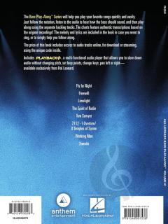 Hal Leonard Bass Play-Along Vol. 61: Rush 