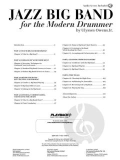 Jazz Big Band for the Modern Drummer 