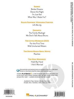 Songs from "Barbie", "The Little Mermaid", "The Super Mario Bros. Movie" 