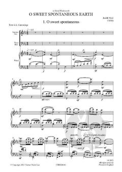 O Sweet Spontaneous Earth 