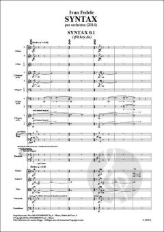 Syntax von Ivan Fedele 