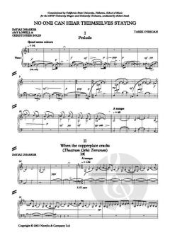 No one can hear themselves staying 