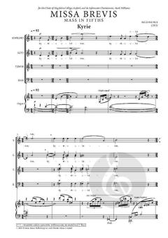 Missa brevis von Nico Muhly 