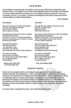 Dos Palabras von Josh Rodriguez 